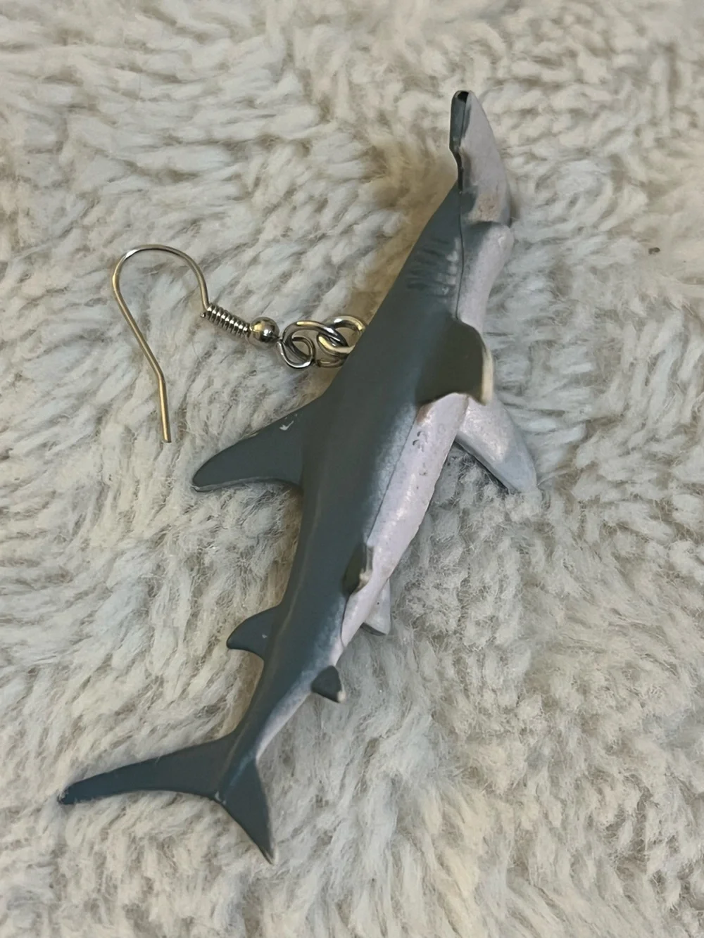 SHARK WEEK earrings! Miniature Orca & Hammerhead shark earrings